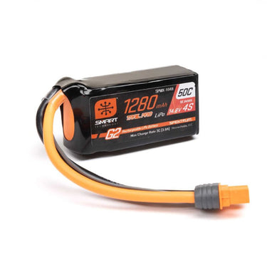 Spektrum SPMX1048 Smart G2 Trail Pro 1280mah 4S 14.8V 50C LiPo Battery with IC3 Connector